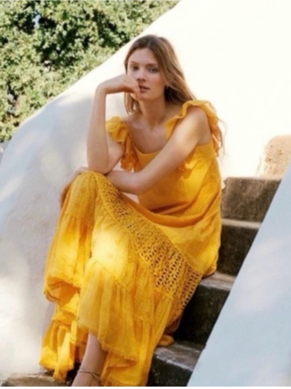 Anthropologie PayPal Jain Fallon eyelet Maxi Dress - Women